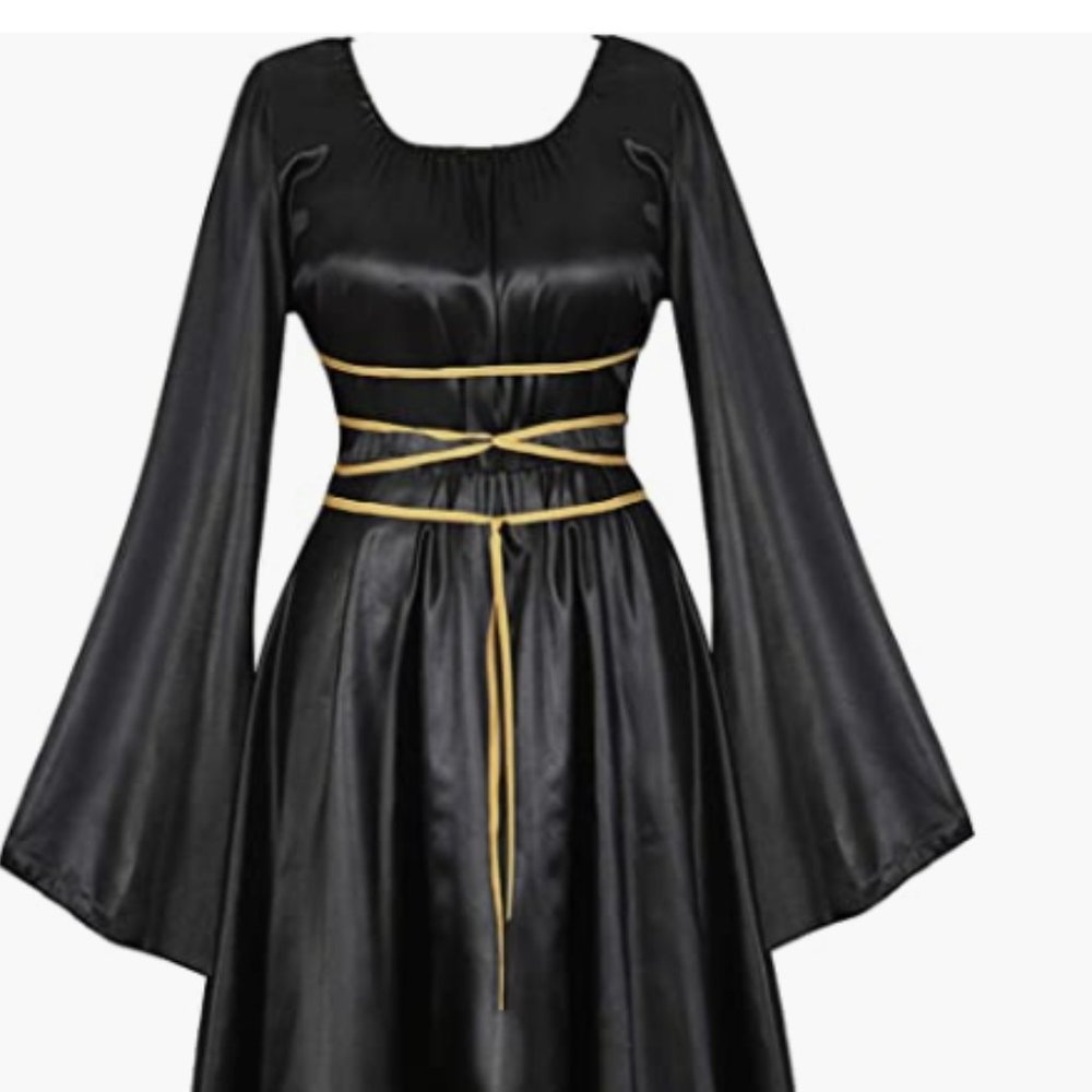 WOMENS COSTUME MIDIEVAL GOTHIC DRESS VARIOUS SIZES  #526